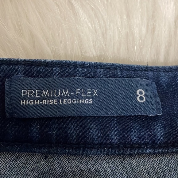 J.Jill Jeans Pants Premium Flex Leggings Denim High Rise Stretch Preppy Size 8 - Picture 5 of 8
